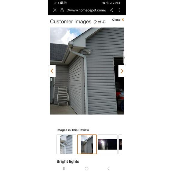 Motion Detection 60 Ft away Flood Light LED WHITE Twin Head Adjusts NEW in Box! - Picture 14 of 16